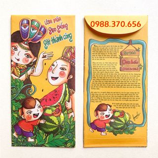 Sỉ bao lì xì 2020 mẫu Tết Cổ Tích Giấy xịn Giá tại xưởng
