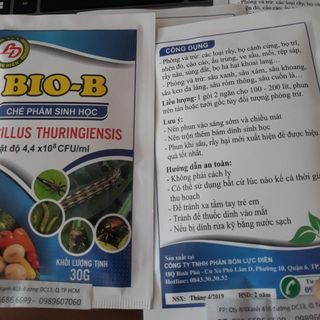 Thuốc trừ sâu sinh học BioB/ trừ sâu BT trị nhện bọ trĩ rệp sáp cho hoa hồng rau màu cây ăn trái