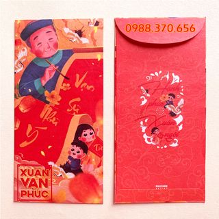 Sỉ bao lì xì 2020 mẫu Xuân Vạn Phúc Giấy xịn Giá tại xưởng