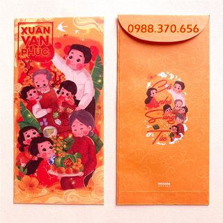 Sỉ bao lì xì 2020 mẫu Xuân Vạn Phúc Giấy xịn Giá tại xưởng
