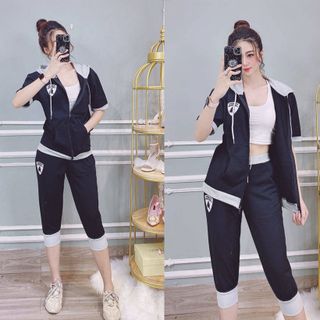 Đồ bộ thể thao nữ form rộng TTN20