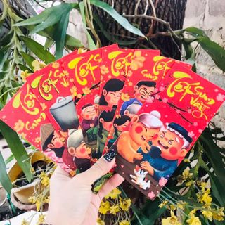 Sỉ bao lì xì 2020 mẫu Tết Sum Vầy Giấy xịn Giá tại xưởng