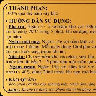 Nấm nhộng trùng thảo sấy khô Cordyceps militaris
