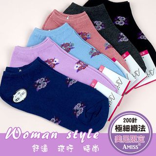 Tất ngắn nữ điểm hoa Amiss 3022-17