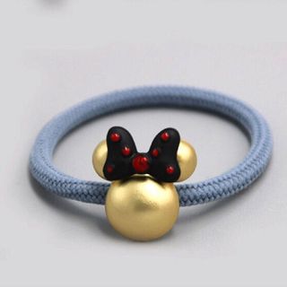 Dây buộc tóc micky mạ vàng