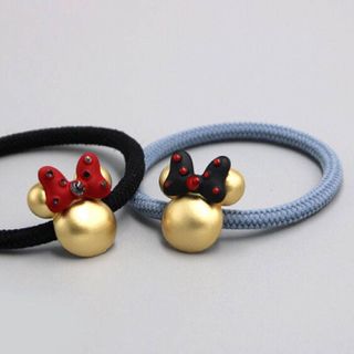 Dây buộc tóc micky mạ vàng