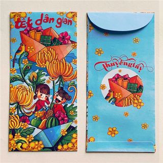 Sỉ bao lì xì Tết 2020 mẫu Tết Dân Gian Giấy xịn Màu đẹp Giá rẻ