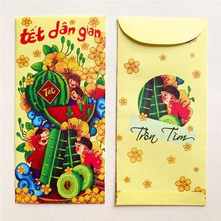 Sỉ bao lì xì Tết 2020 mẫu Tết Dân Gian Giấy xịn Màu đẹp Giá rẻ