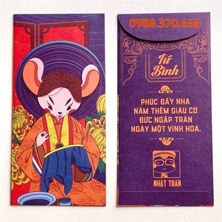 Sỉ bao lì xì 2020 mẫu Canh Tý 2020 Giấy xịn Giá tại xưởng