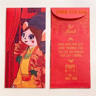 Sỉ bao lì xì 2020 mẫu Canh Tý 2020 Giấy xịn Giá tại xưởng