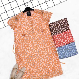 Đầm bầu voan lót lụa 3051