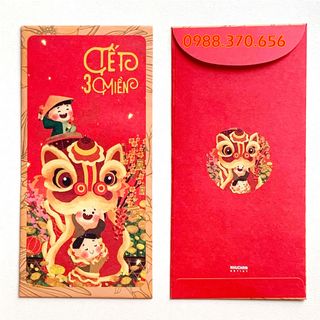Sỉ bao lì xì 2020 mẫu Tết Ba Miền Giấy xịn Giá tại xưởng