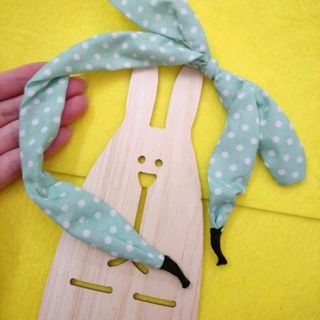 cài tóc tai thỏ nhiều màu