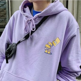 Áo hoodie ông kẹ màu tím