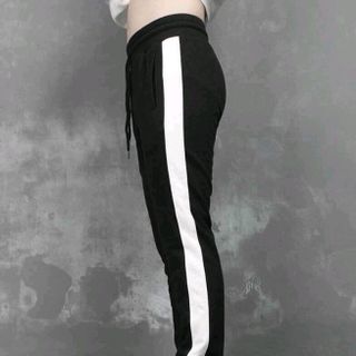 Quần jogger 1 sọc suông unisex có bigsize