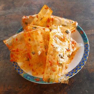 bánh tráng cuộn sate