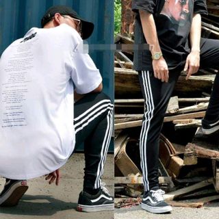BIGSIZE - QUẦN JOGGER 3 SỌC SUÔNG UNISEX