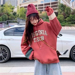 Áo hoodie in hinh chu VIRGINIA