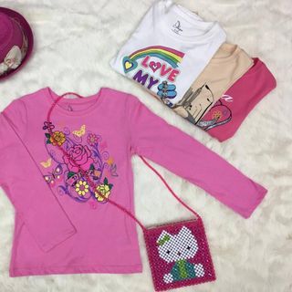 Áo cotton dài tay trẻ em Bieya Đài Loan từ 5-14 tuổi