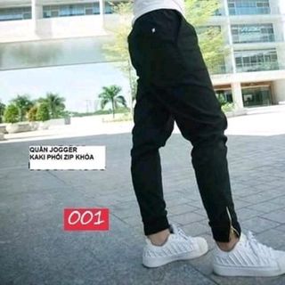 Quần jocker dây kéo chân
