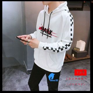 Áo hoodie in chu SPARK