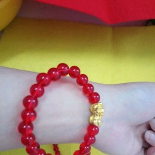 chuỗi đeo tay phong thủy 8li tỳ hưu kim loại đẹp