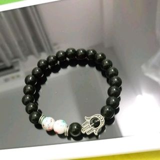 chuỗi đeo tay phong thủy hạt đá 8li mix mặt