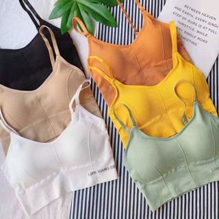 Áo tập 3 lỗ bra 2 dây chữ