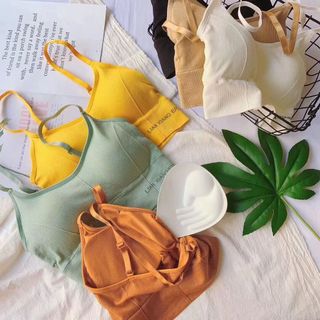 Áo tập 3 lỗ bra 2 dây chữ