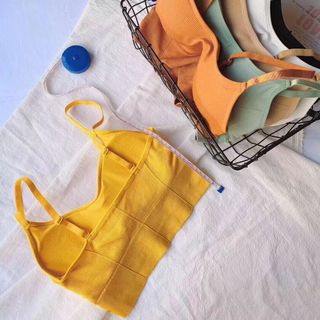 Áo tập 3 lỗ bra 2 dây chữ