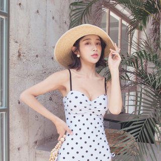 Bikini 1 mảnh chấm bi giá sỉ