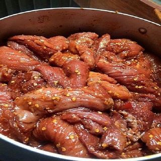 khô bò giòn hồng ngự
