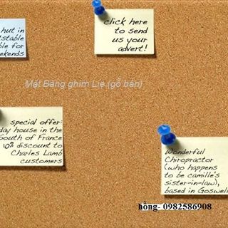 Tấm bần làm bảng ghim trang trí nội thất