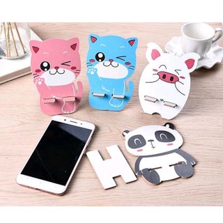 Giá đỡ điện thoại hình thú bằng gỗ