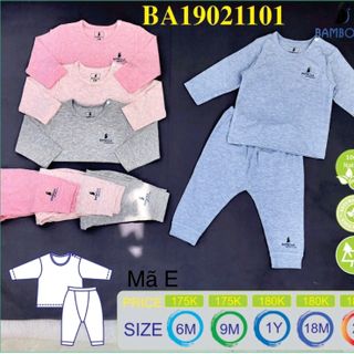 bộ đồ cho bé vải sợi tre