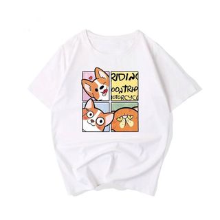 Áo Thun Nữ Form Rộng Thoải Mái áo phông ulzzang Dáng Yêu Cún Con Trắng Đen Hồng Tím Chọn