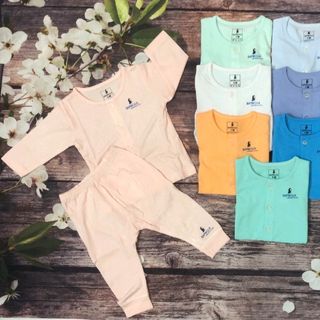 bộ đồ cho bé vải sồi họa tiết vân hoa nổi