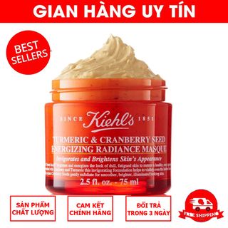 Mặt Nạ Cung Cấp Năng Lượng Làm Sáng Da Kiehl’s Turmeric Cranberry Seed Energizing Radiance Masque 14ml 50 giá sỉ