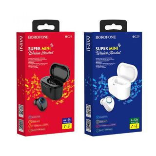 Tai nghe Bluetooth BC29 Borofone Lambent mini hèm hộp sạc