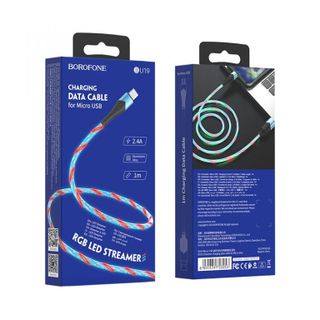 Dây cáp sạc đèn led BU19 Borofone cổng Micro USB