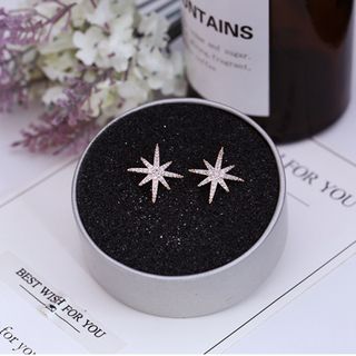 Bông Tai Nữ Hoa Tai Phong cách Hàn Quốc được chế tác từ Bạc cao cấp