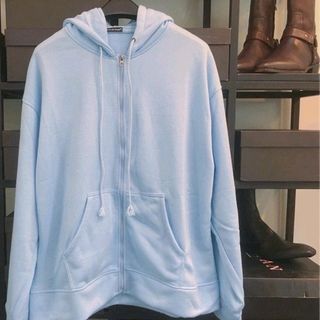 ÁO KHOÁC HOOODIE DÂY KÉO NAM NỮ BIGSIZE GIÁ RẺ MÀU XANH LAM