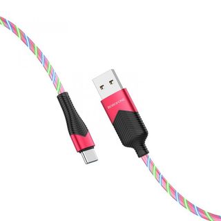 Dây cáp sạc đèn led BU19 Borofone cổng USB-C