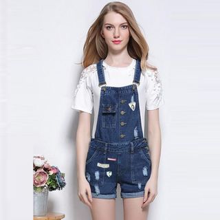 Yếm Quần Wax Phối Túi Mini Trẻ Trung