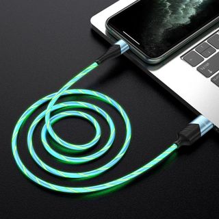 Dây cáp sạc đèn led BU19 Borofone cổng Lightning