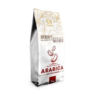 Cà phê Arabica chế biến ướt Meet More 1Kg