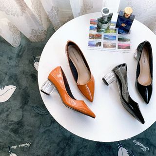 Giày Bít gót trong mũi nhọn 5p cực đẹp siêu bền