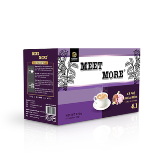 Cà phê khoai môn hòa tan Meet More 270g Hộp 15 Gói