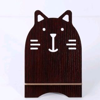 đế điện thoại gỗ