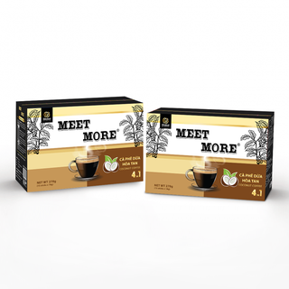 Cà phê dừa hòa tan Meet More 330g Hộp 15 Gói